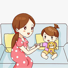psd-hand-drawn-cartoon-mom-daughter-playing-games-heypik-8DU44NN